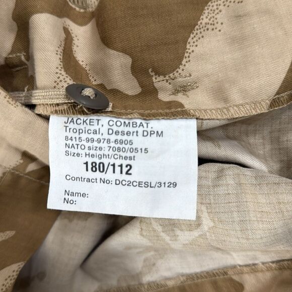 Vintage British Army Combat Shacket Camo L - Picture 6 of 7